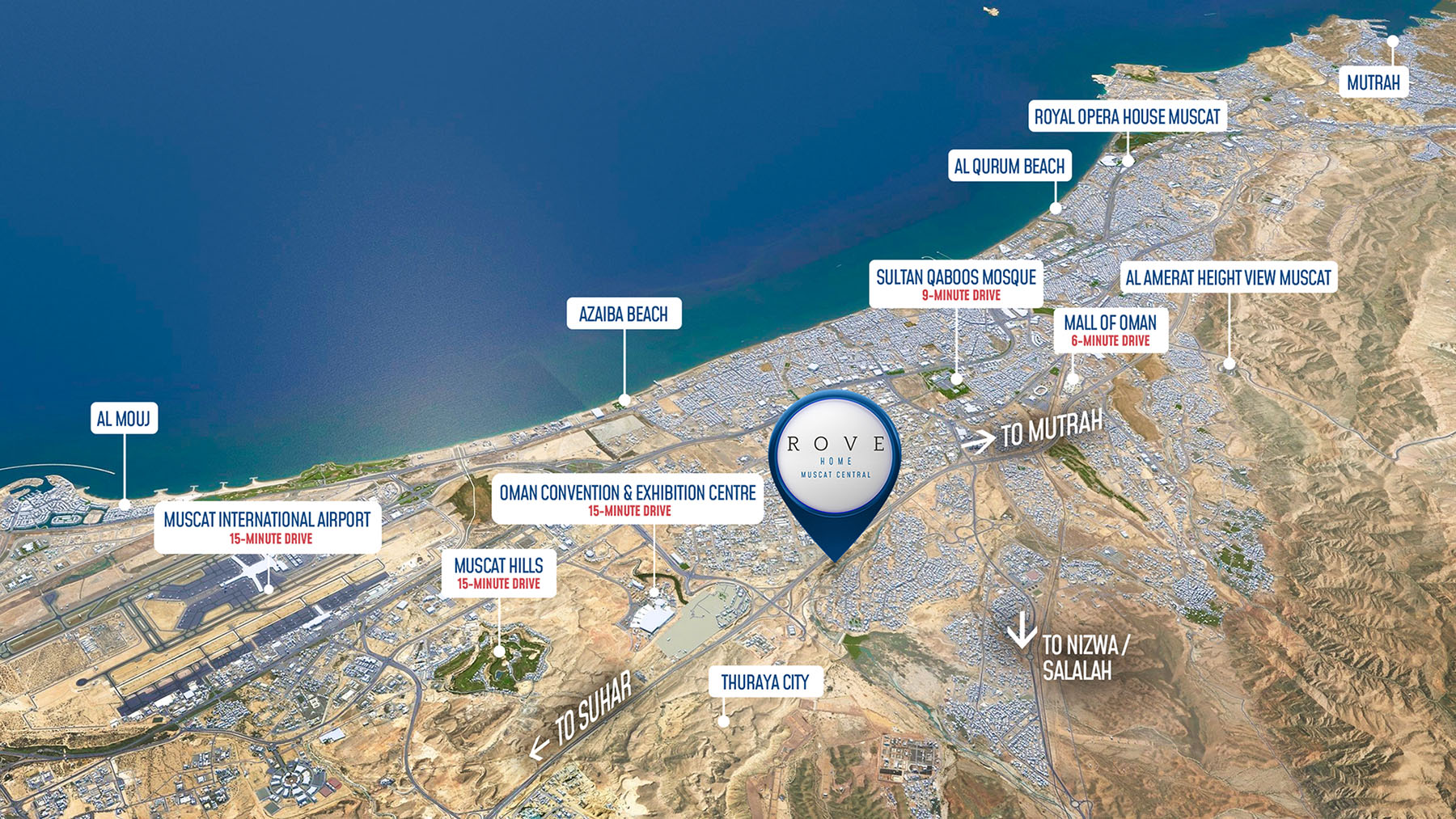 Rove Home Muscat Central location map